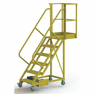 TRI-ARC UCU500620246 Rollng Ladder Unassembled Handrail Platform 60 In H