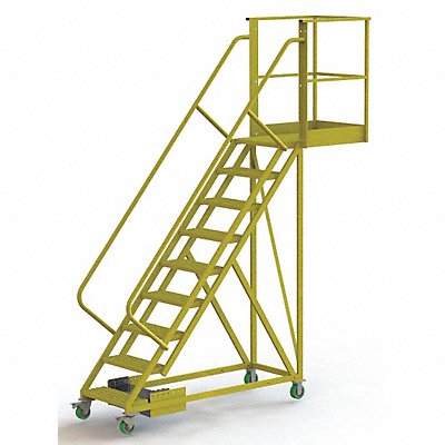 TRI-ARC UCU500920246 Rollng Ladder Unassembled Handrail Platform 90 In H