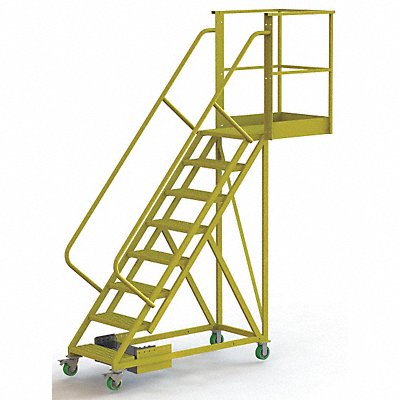 TRI-ARC UCU500830246 Rollng Ladder Unassembled Handrail Platform 80 In H