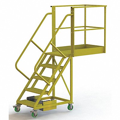 TRI-ARC UCU500540246 Rollng Ladder Unassembled Handrail Platform 50 In H