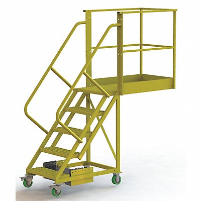 TRI-ARC UCU500540242 Rollng Ladder Unassembled Handrail Platform 50 In H