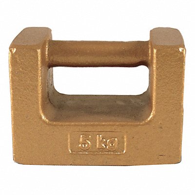 RICE LAKE WEIGHING SYSTEMS 12786TR Weight Grip Handle 5kg Cast Iron Class 7