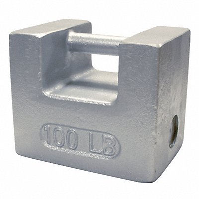 RICE LAKE WEIGHING SYSTEMS 12862TR Calibration Weight 100 lb Nominal Mass