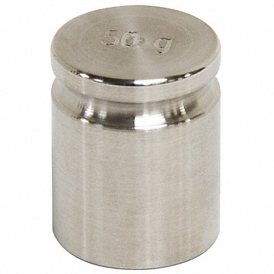 RICE LAKE WEIGHING SYSTEMS 12527 Weight Cylinder 50g SS Class F