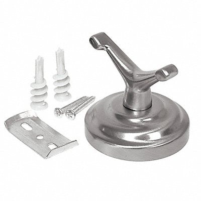 GRAINGER 04SN6202 Bathroom Hook Zinc Satin 2 7/8 in W