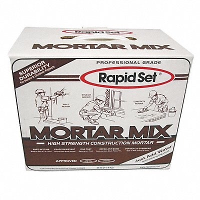RAPID SET GRARSMM25 Mortar 25 lb Box Grey