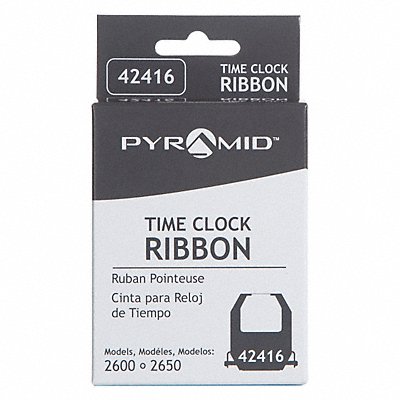 PYRAMID 42416 Time Clock Replacement Ribbon Black/Red
