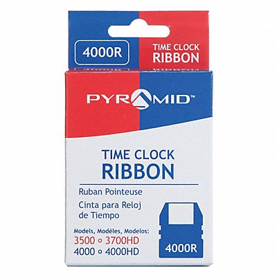 PYRAMID 4000R Time Clock Replacement Ribbon Black
