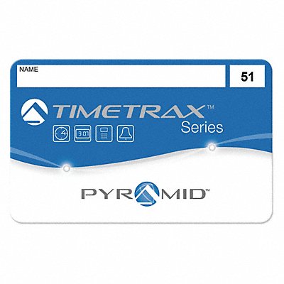PYRAMID 41304 Swipe Card Blue/White PK50