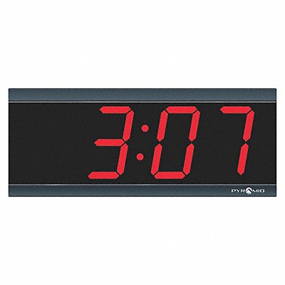 PYRAMID 9D34BR Wall Clock 4 Digit Electric