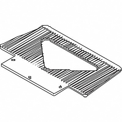 WESCO 274169 Nose Plate 14 W 7 D 350 lb.