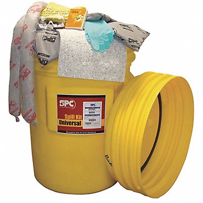 BRADY SPC ABSORBENTS SKR95 Spill Kit Universal Yellow