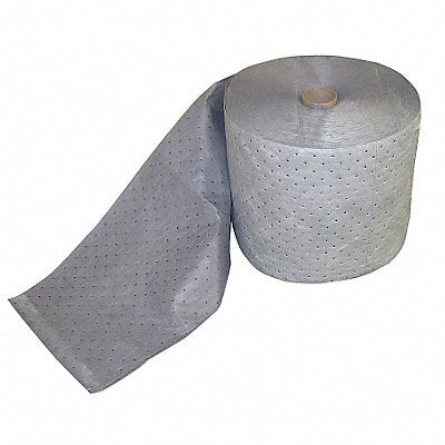 BRADY SPC ABSORBENTS HT215 Absorbent Roll Universal Grey 300 ft.L