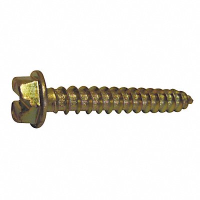 GRAINGER 14114HS Concrete Anchor Screw Hex 1/4 in PK100