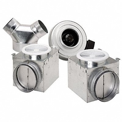 FANTECH 45462 Steel 13 D 15.6 H 8 W Inline Duct Fan