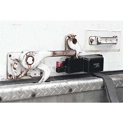 RANGER LOCK RGRU0L Padlock Guard 10 in Hardened Steel Black