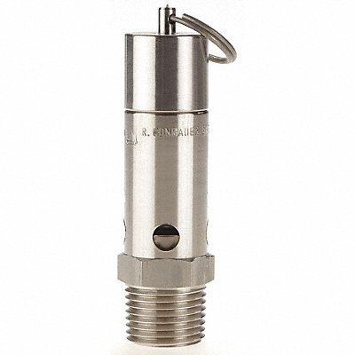 CONRADER SRH37512SS125 Safety Valve Hard Seat 1/2In 125 PSI SS
