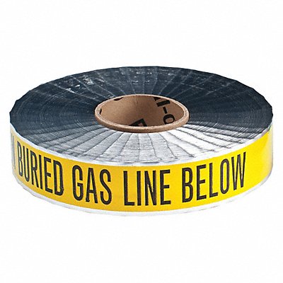 GRAINGER 91600 Undrgrnd Mrkng Tape Yllw 1 000 ft L 2 in
