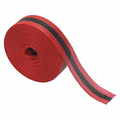 GRAINGER 15Y447 Barricade Tape Black/Red 200 ft L 2 in