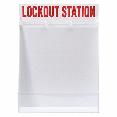 BRADY 50994 Lockout Station Unfilled 19-1/2 In W
