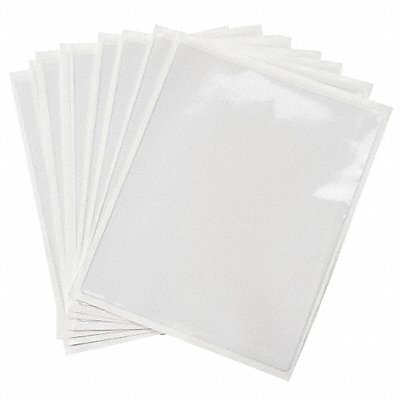 BRADY 50961 Adh Backed Env 11.5 x 9 in Clear PK10