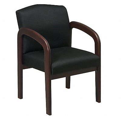 OFFICE STAR WD388363 Work Smart Visitor Chair Fabric Black