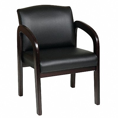 OFFICE STAR WD388U6 Work Smart Visitor Chair Fabric Black
