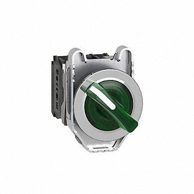 SCHNEIDER ELECTRIC XB4FK123M5 Selector Switch Illuminated 2Pos 30mm Green