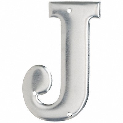 BRADY 1600J Letter Aluminum Roman 3 in H J PK10