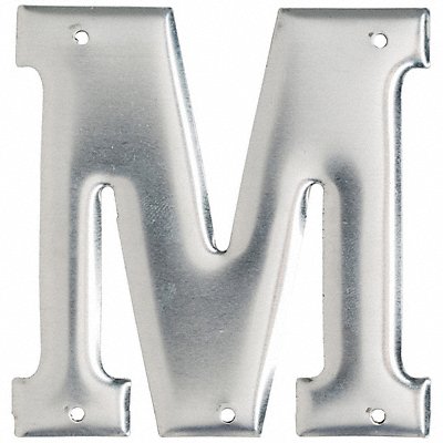 BRADY 1600M Letter Aluminum Roman 3 in H M PK10