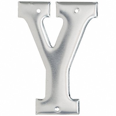 BRADY 1600Y Letter Aluminum Roman 3 in H Y PK10