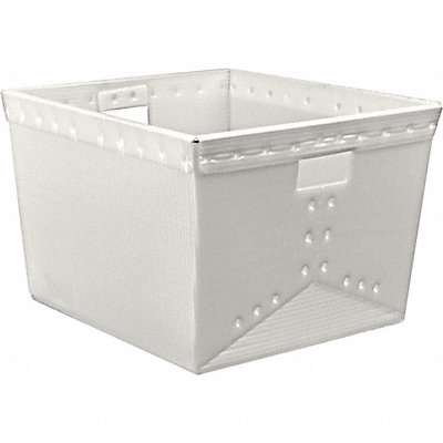 GRAINGER 1601WHITE 21x19x14 OD Tote