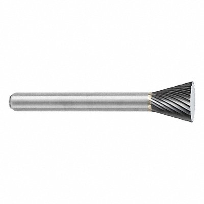 SGS PRO 16075 InVerticaled Cone Burr 1/4 Carbide