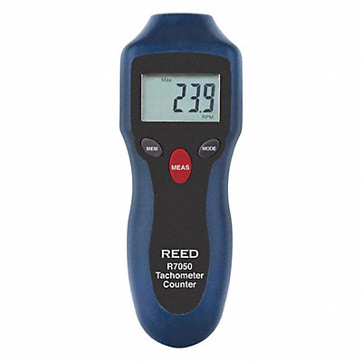 REED INSTRUMENTS R7050 Tachometer +/-0.05% RPM Acc LCD