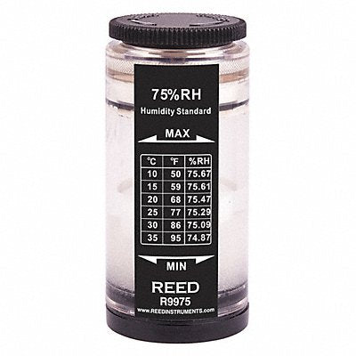 REED INSTRUMENTS R9975 Humidity Calibration Standard 75% RH
