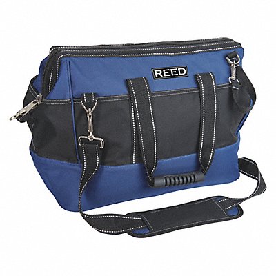 REED INSTRUMENTS R9999 Soft Tool Bag Black/Blue Plastic 9-1/2 H