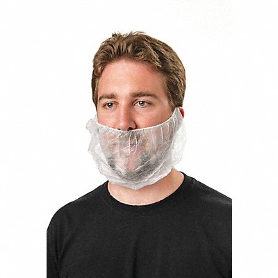 CELLUCAP BP400L Beard Net Polypropylene White L PK1000