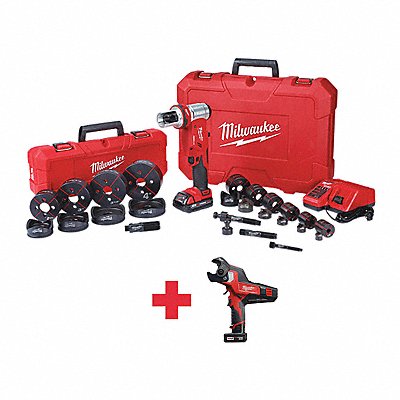 MILWAUKEE 267723247221XC Combo Tool Kit 2 Tools 3 Batteries