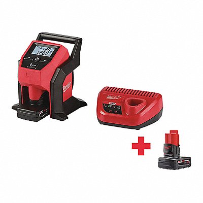 MILWAUKEE 247521XC48112440 Compact Inflator Kit Cordless 120 PSI