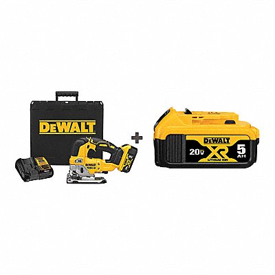 DEWALT DCS334P1DCB205 Cordless Jig Saw 20VDC Top Handle