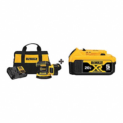 DEWALT DCW210P1DCB205 Cordless Sander 7 7/64 in 3.5lb