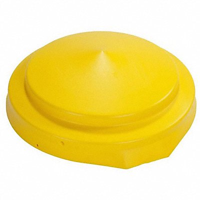 GRAINGER 1666 Drum Cover Yellow Polyethylene 55 gal