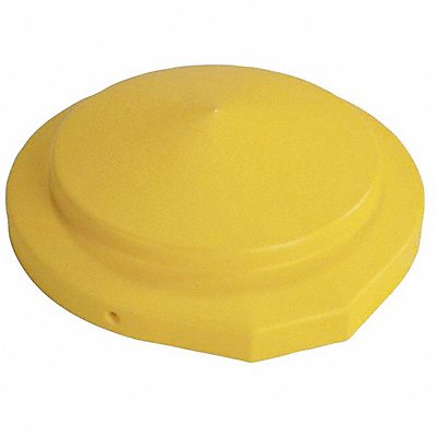 GRAINGER 1667 Drum Cover Yellow Polyethylene 55 gal