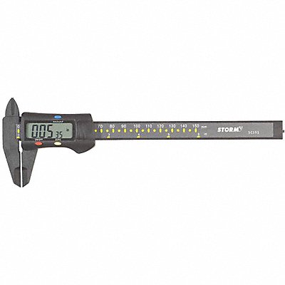 STORM 3C35100 Plastic Dig Caliper 6 /150mm w/Fraction
