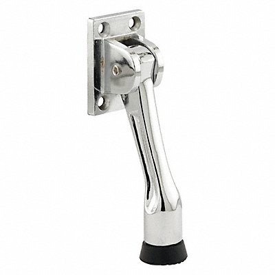 PRIME-LINE MP4537 Kick-Down Door Holder 4-Hole Chrome Plated