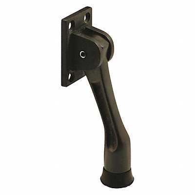 PRIME-LINE MP4538 Kick-Down Door Holder 4-Hole Brze Plated