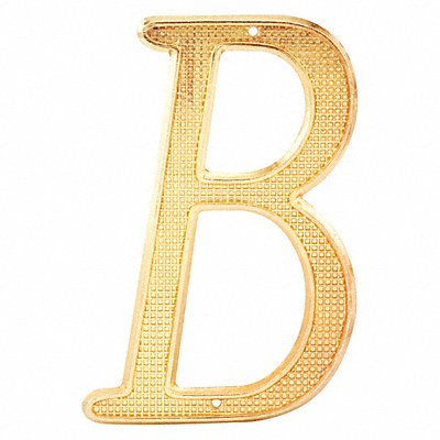 PRIME-LINE MP4293 House Letters B 4 D/C Brass PK2