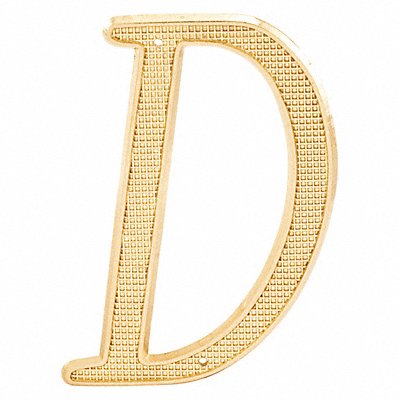PRIME-LINE MP4295 House Letters D 4 D/C Brass PK2