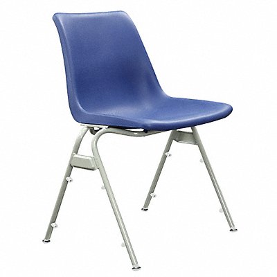 GRAINGER 16A323 Stack Chair Blue