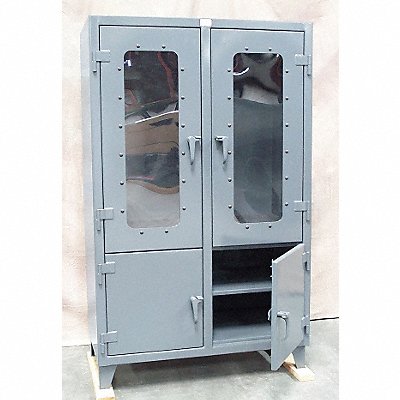 STRONG HOLD 464DLD248 Storage Cabinet 78 x48 x24 DrkGry 8Shlv